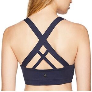 NWT Prana Verana Sports Bra in Nautical Navy Size L